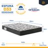 Cama Box Baú com Colchão de Espuma D33 Ortobom Iso 100 Viúva 128cm - 5