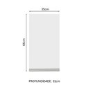 Ver imagem 3 de Armário de Cozinha Aéreo 35 cm 1 Porta Rustic/Branco Glamy Madesa