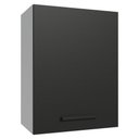 Ver imagem 1 de Armário Aéreo 50cm 1 Porta Branco/preto Agata Madesa