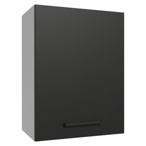 Armário Aéreo 50cm 1 Porta Branco/preto Agata Madesa