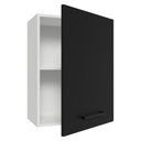 Ver imagem 7 de Armário Aéreo 50cm 1 Porta Branco/preto Agata Madesa