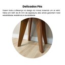 Ver imagem 6 de Mesa de Apoio com Gaveta Pés Retrô Vip Cinamomo /Off White
