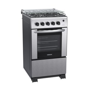 FOGAO 4 BOCAS VENAX GAUDI GIII INOX GAS GLP