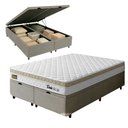 Ver imagem 2 de Cama Box Baú Queen Espuma Ortopédica Onix D45 158x198x61cm Hellen - Suporta até 150 kg por Pessoa