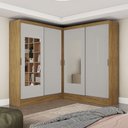 Ver imagem 1 de Closet Casal Duplo Belém 4 Portas com Espelho 4 Gavetas Carioca Móveis