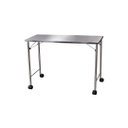 Ver imagem 2 de Mesa para Cadeira de Rodas Cadeirante Multiuso Ideal para Leitura Alimentação Inox com Rodízios