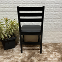 Ver imagem 4 de Cadeira Fixa Estofada de Madeira:preto