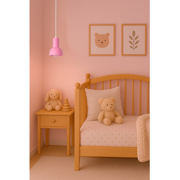 Luminária de Teto Lustre Sala Pendente Decoração Quarto Bebê Infantil 1 Lâmpada E27 110v/220v Bivolt - 4