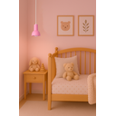 Ver imagem 4 de Luminária de Teto Lustre Sala Pendente Decoração Quarto Bebê Infantil 1 Lâmpada E27 110v/220v Bivolt