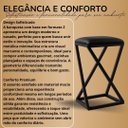 Ver imagem 5 de Kit 3 Banco Banqueta 80 Cm Alta Bancada Gourmet Bistrô Corino:caramelo