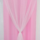 Ver imagem 3 de Cortina de Tecido com Renda 3,00 x 2,30 para Sala/Quarto:Rosa