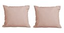 Ver imagem 1 de Kit 2 Almofadas Decorativa Quadrado 45x45 Cm Cm Sala Quarto Sofá Suede Salmão Eli Móveis e Decoração
