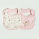 Ver imagem 3 de Kit com 2 Babadores Bebê Gatinhos Rosa - Hug