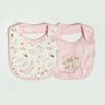 Kit com 2 Babadores Bebê Gatinhos Rosa - Hug - 3