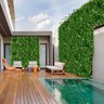 Kit Placas de Jardim Vertical Artificial Luxo 5m² para Decoração Interna ou Externa com Proteção Uv - 1