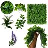 Kit Placas de Jardim Vertical Artificial Luxo 5m² para Decoração Interna ou Externa com Proteção Uv - 5