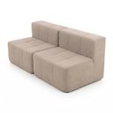 Ver imagem 2 de Sofá Modular Sync 2 Lugares 172cm Bege Boucle Capuccino Kappesberg