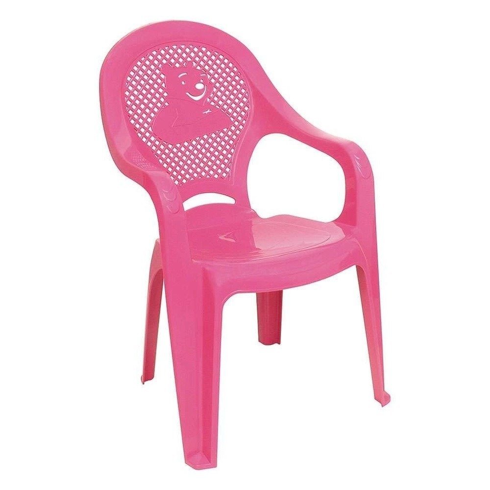 Conjunto Infantil Mesa E 4 Cadeiras Antares Rosa Kit 03 Jogos - 3