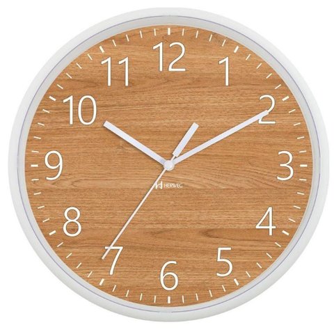 Relógio de Parede Herweg 26 Cm Branco 660135 Branco - Branco