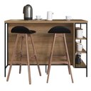 Ver imagem 5 de Mesa Bancada Ilha Industrial 2 Portas Jenny Mel Z54 - Mpozenato