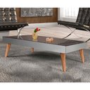 Ver imagem 2 de Mesa de Centro Grande Espelhada Lívia com Pés Palito