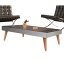 Ver imagem 1 de Mesa de Centro Grande Espelhada Lívia com Pés Palito