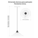 Ver imagem 3 de Pendente China, Luminária de Teto Cozinha e Sala, Lustre Gota Rústico em Madeira MDF (30x13cm) Vária