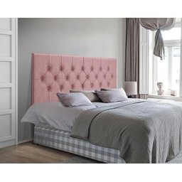 Cabeceira Dubai P/ Cama Box Queen Capitonê 1,60 Cm - Rosê - 2