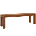 Ver mais imagens de Mesa de Jantar 6 Lugares 180cm com 02 Bancos de Madeira Maciça Dunia F06 Rústico Escuro - Lyam