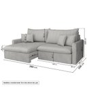 Ver imagem 3 de Sofá Cama Retrátil e Reclinável 260cm Colibri CabeCasa MadeiraOriginals