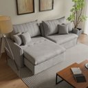 Ver imagem 1 de Sofá Cama Retrátil e Reclinável 260cm Colibri CabeCasa MadeiraOriginals