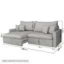 Ver imagem 3 de Sofá Cama Retrátil e Reclinável 260cm Colibri CabeCasa MadeiraOriginals