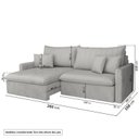 Ver imagem 3 de Sofá Cama Retrátil e Reclinável 260cm Colibri CabeCasa MadeiraOriginals
