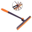 Ver imagem 1 de Rodo Limpa Vidros 34cm Giratório 360° Borracha Plastico