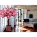 Ver imagem 1 de Árvore Artificial Flores de Cerejeira Pessegueiro 2mt