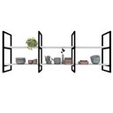 Ver imagem 3 de Prateleira industrial cozinha suporte para prateleira industrial nicho industrial nichos para