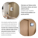 Ver mais imagens de Painel Ripado Interno Amadeirado de Poliestireno 270cm x 12cm 1cm Espessura Formaco Decor Amarelo/Ma