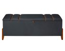 Ver imagem 3 de Recamier Baú Roma 1,50m Premium Sofá para Cama Casal Estilo Estofado Decorativo Cor Cinza