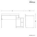 Ver imagem 3 de Escrivaninha Gamer Play Mdp de 1.36m X 0.86m X 0.56m Preto Fosco - Albatroz Game Play