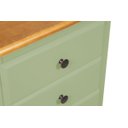 Ver imagem 5 de Mesa de Cabeceira Luis Xv 3 Gavetas - Pistache