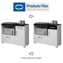 Ver imagem 5 de Balcão de Cozinha para Cooktop 5 Bocas 2 Portas 1 Gaveta Cronos 