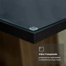 Conjunto Sala de Jantar Mesa Tampo de Vidro 4 Cadeiras Madesa - 8
