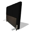 Ver imagem 2 de Banqueta Decorativa Josi Suede Azul Marinho - Mv Estofados Shop