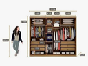 Ver imagem 7 de Guarda Roupa Sollo 3 Portas 100%MDF Cumaru - Novo Horizonte