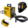 Kit Solda Inversora Multiprocesso TIG MIG Eletrodo 140A LIM-140 Power Bivolt LYNUS + Máscara de - 1