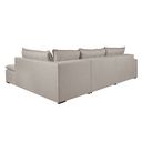 Ver imagem 5 de Sofá Retratil com Chaise Direita Titan 7 Lugares 3,56m Tecido Linho