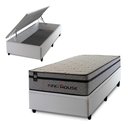 Ver imagem 1 de Cama Box Baú Preston 96x203 com Molas Ensacadas King House