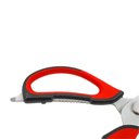 Ver imagem 3 de Tesoura Culinaria para Casa Cozinha Corta Desossa Limpa Peixe Carne Frango 6 em 1 Vermelho