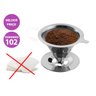 Coador Café Inox Filtro 102 - Prático Reutilizável Econômico - 1