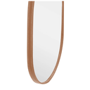 Ver imagem 1 de Espelho Pilula Oval Courino Caramelo 50x80 High Glass High Glass Decor